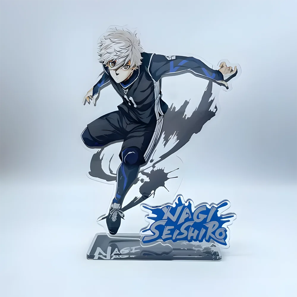 Isagi, Chigiri, Bachira, Nagi y Karasu - Figura Acrílica Blue Lock 15 cm para Escritorio y Colección | AnimeWorld 