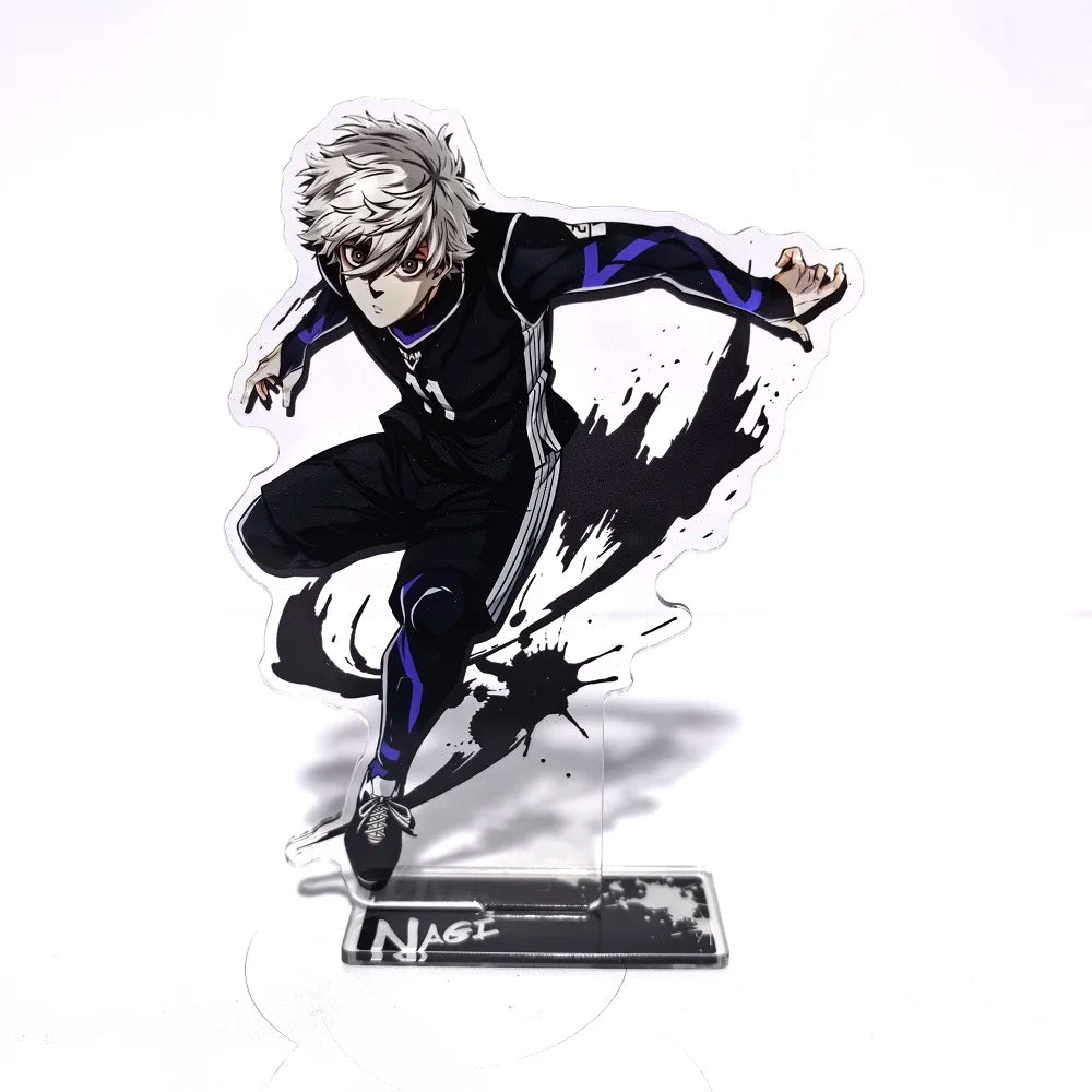 Isagi, Chigiri, Bachira, Nagi y Karasu - Figura Acrílica Blue Lock 15 cm para Escritorio y Colección | AnimeWorld 