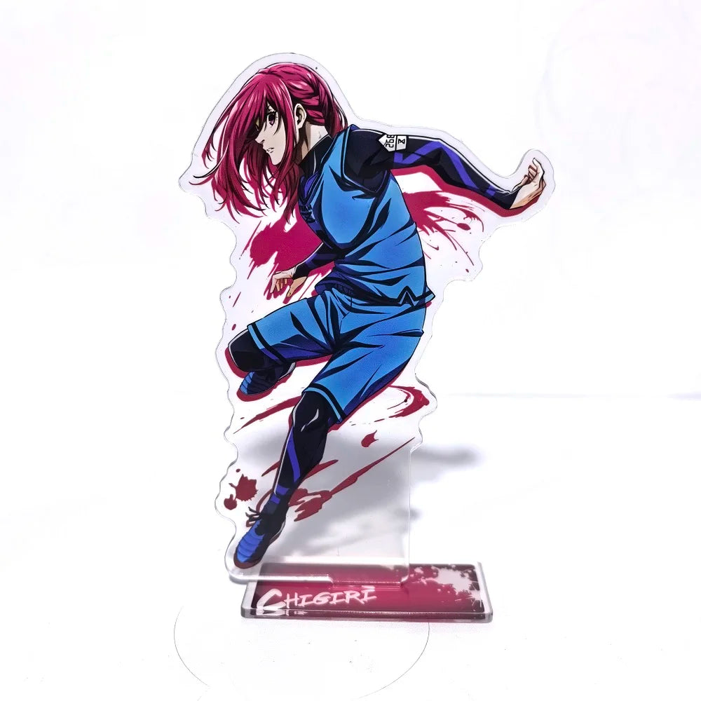 Isagi, Chigiri, Bachira, Nagi y Karasu - Figura Acrílica Blue Lock 15 cm para Escritorio y Colección | AnimeWorld 