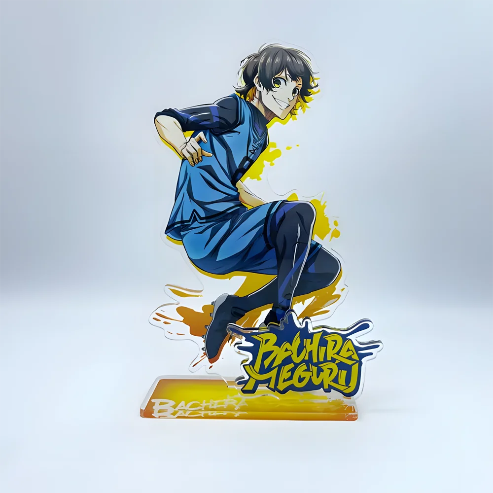 Isagi, Chigiri, Bachira, Nagi y Karasu - Figura Acrílica Blue Lock 15 cm para Escritorio y Colección | AnimeWorld 