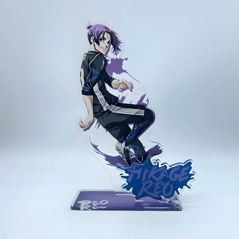 Isagi, Chigiri, Bachira, Nagi y Karasu - Figura Acrílica Blue Lock 15 cm para Escritorio y Colección | AnimeWorld 
